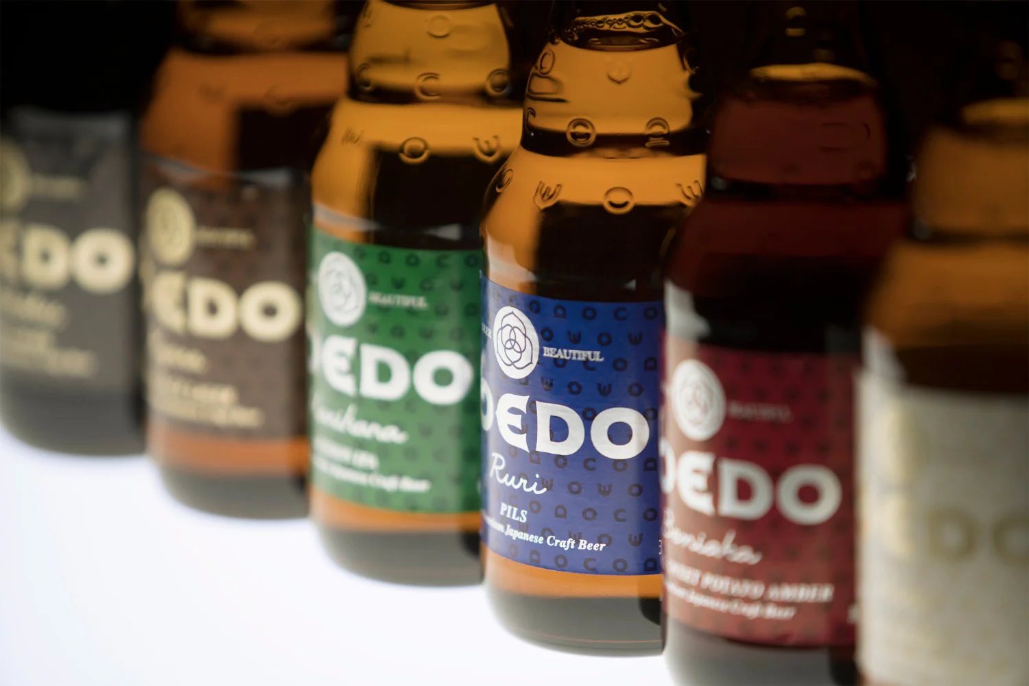 COEDO定番ビールのラインアップ