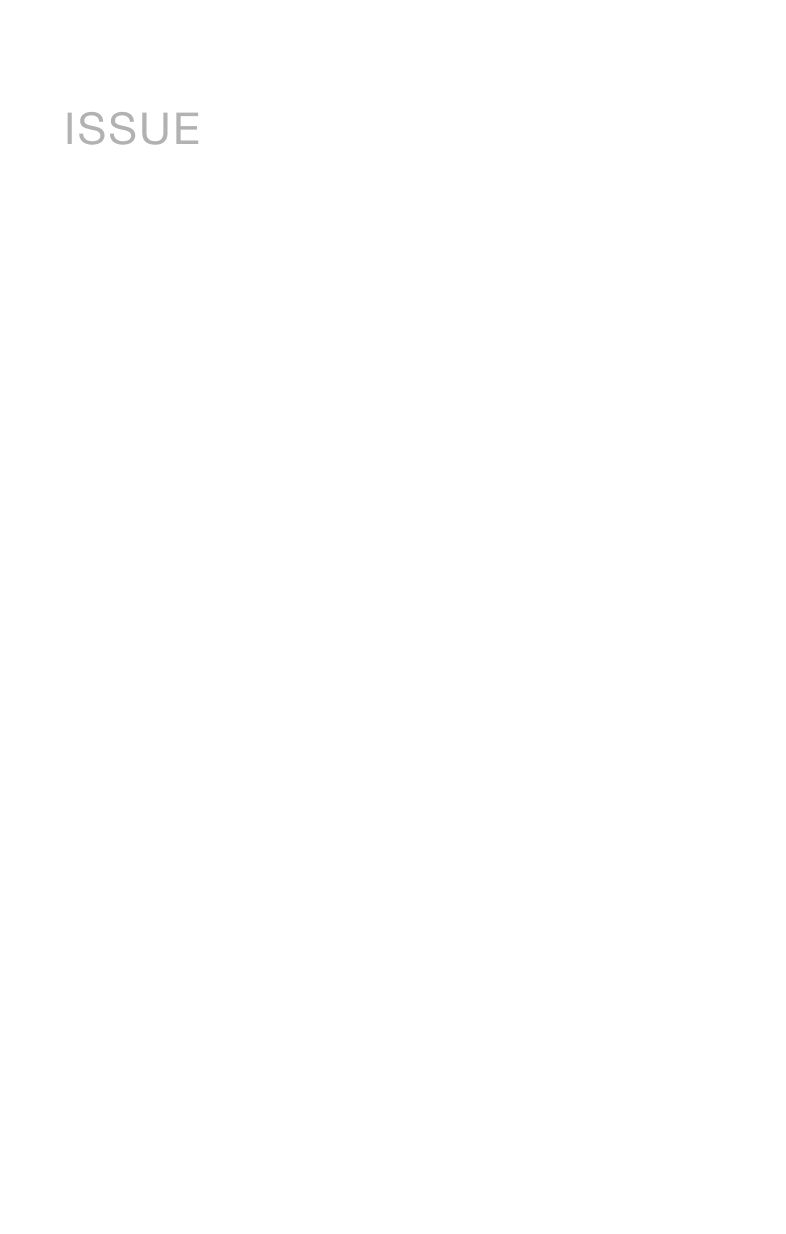 ISSUE